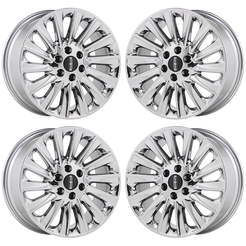 20" Lincoln Navigator Bright Chrome wheels rims Factory OEM set 10175 EXCHANGE