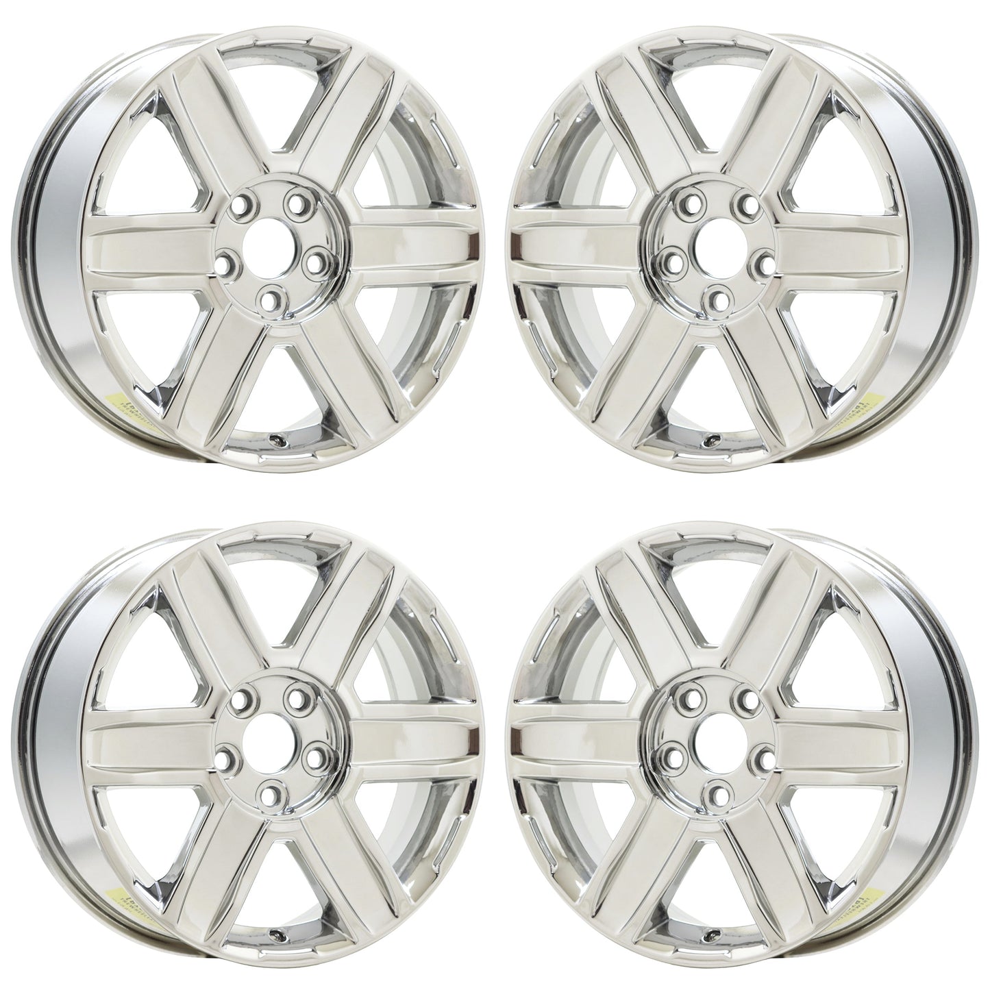 18" GMC Terrain Bright Chrome wheels rims Factory OEM set 5450