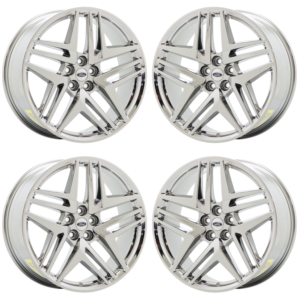 21" Ford Explorer Bright Chrome wheels rims Factory OEM set 95859