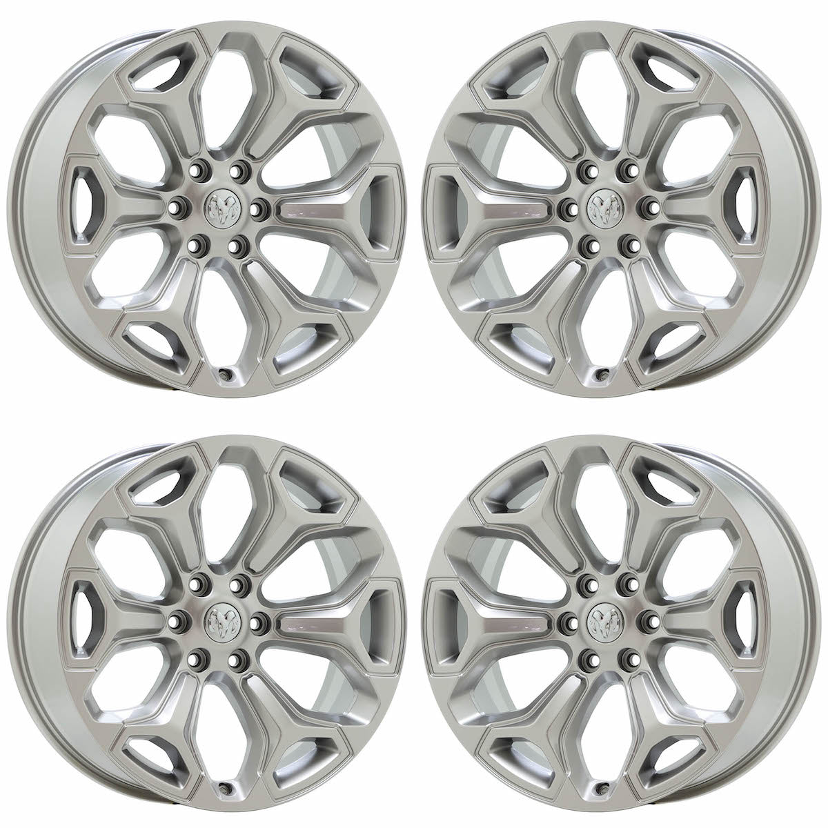 22" Dodge Ram 1500 Truck Satin Chrome wheels rims Factory OEM 2685 2727