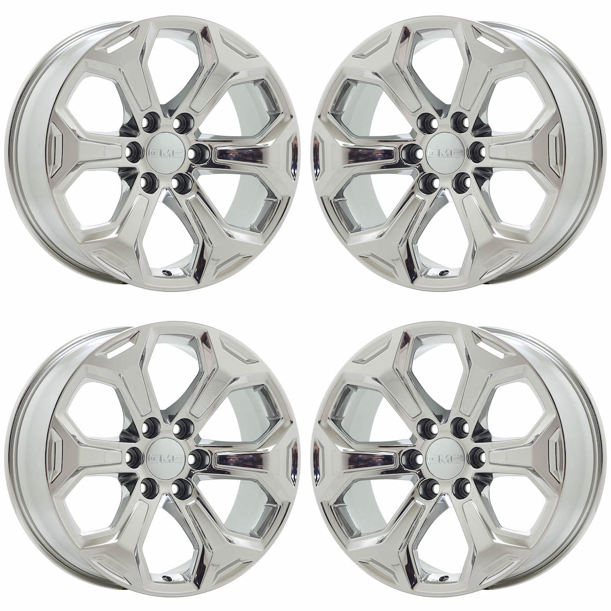 20" GMC Sierra Yukon 1500 Truck Bright Chrome wheels rims OEM set 4 at4 EXCHANGE