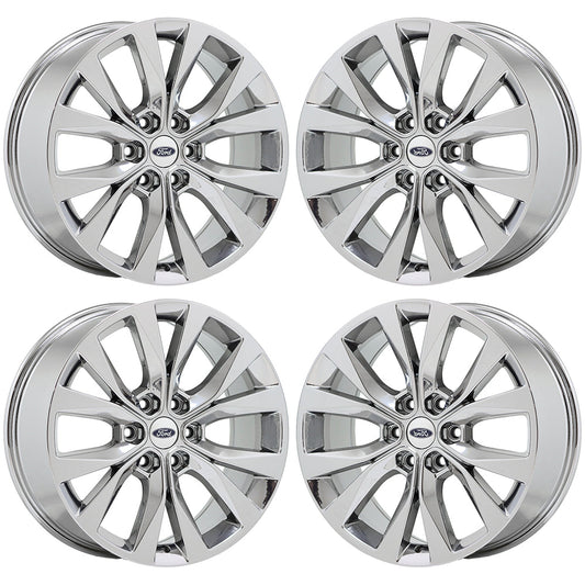 20" Ford F150 Truck Bright Chrome wheels rims Factory OEM set 10003 EXCHANGE