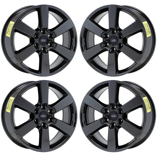 20" Ford F150 Truck Black Chrome wheels rims Factory OEM set 4 10005