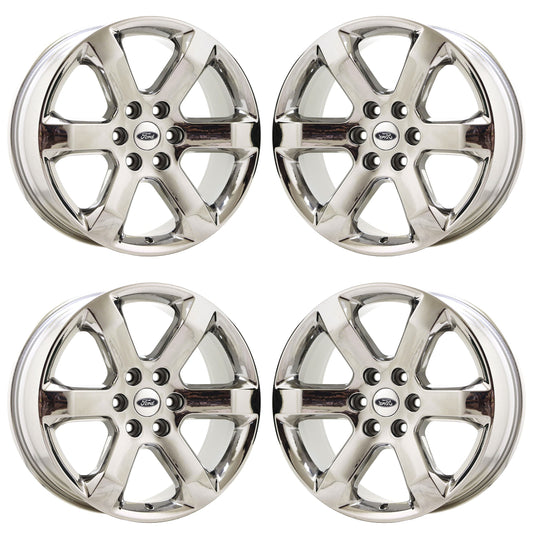 20" Ford F150 Truck Bright Chrome wheels rims Factory OEM set 4 10347 EXCHANGE