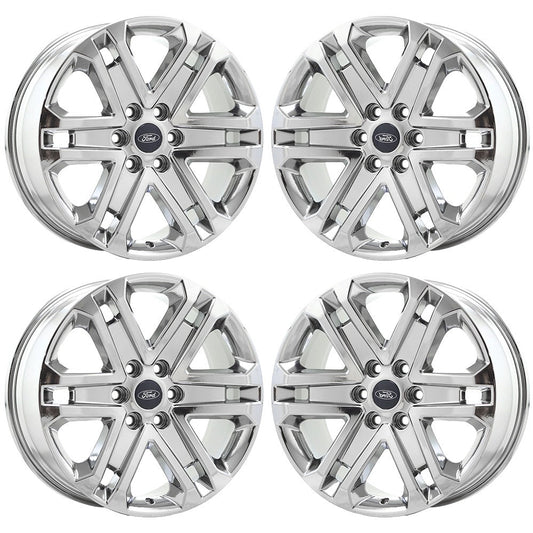 20" Ford F150 Truck Bright Chrome wheels rims Factory OEM set 4 10345 EXCHANGE