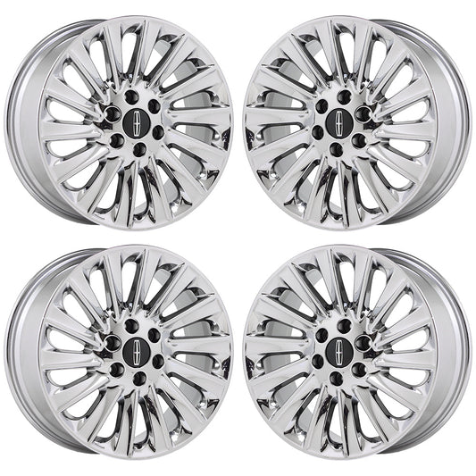 20" Lincoln Navigator Bright Chrome wheels rims Factory OEM set 10175 EXCHANGE