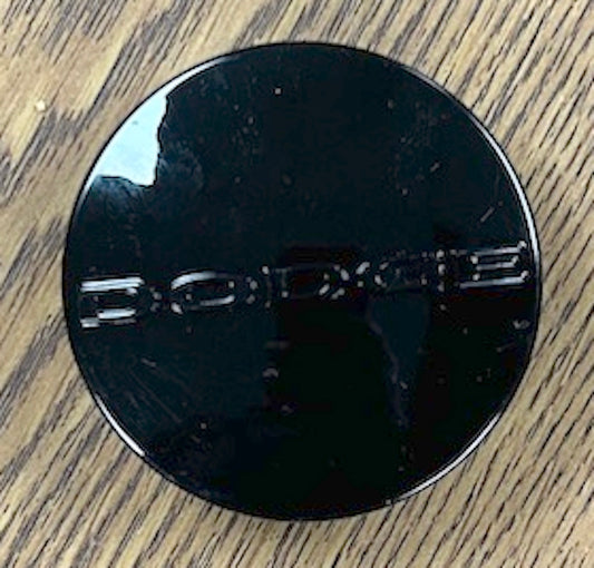 2 1/2" Dodge Avenger, Caliber Challenger Black Center Cap #1SK35TRMAA single
