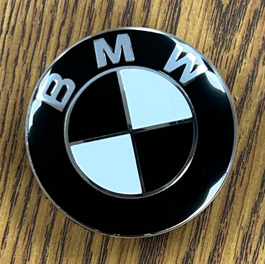 2 1/8" BMW 2, 3, 4, 5, 6, 7 Series Black Center Cap #36 13 6 850 834 single