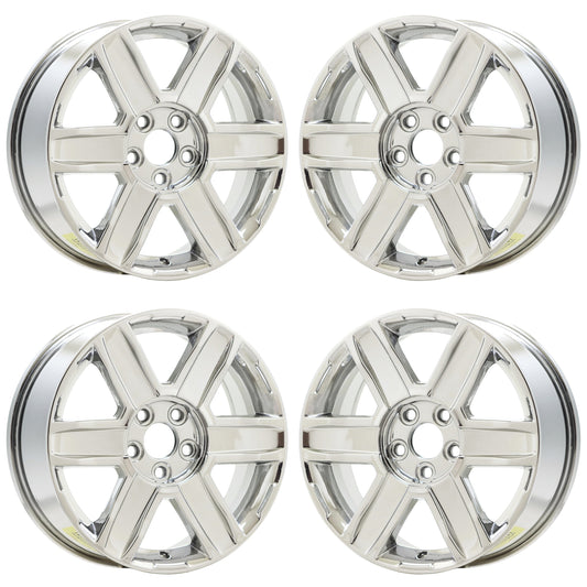 18" GMC Terrain Bright Chrome wheels rims Factory OEM set 5450