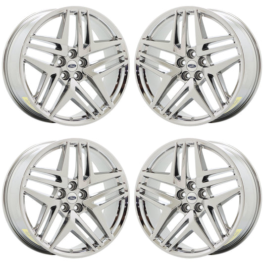 21" Ford Explorer Bright Chrome wheels rims Factory OEM set 95859