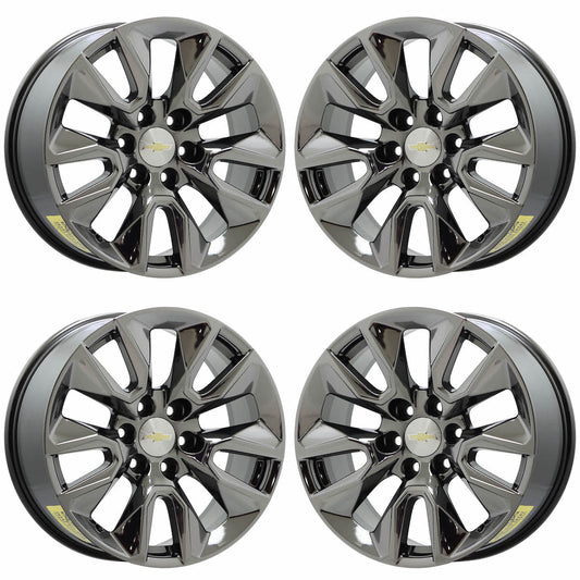 20" GMC Silverado Suburban Tahoe Hyper Chrome wheels rims OEM set 5916